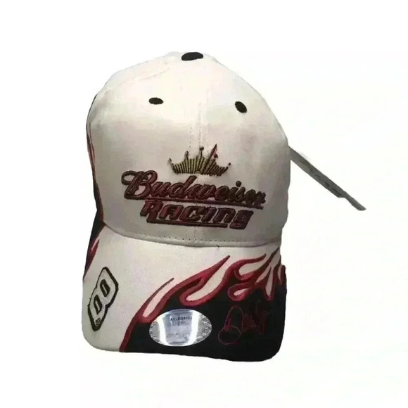 Budweiser Racing Dale Earnhardt Jr Chase Authentics Burnout Ball Cap NWT - Picture 1 of 6